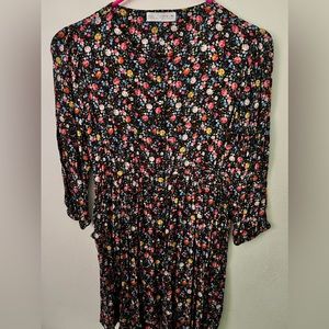 Zara girls floral print dress